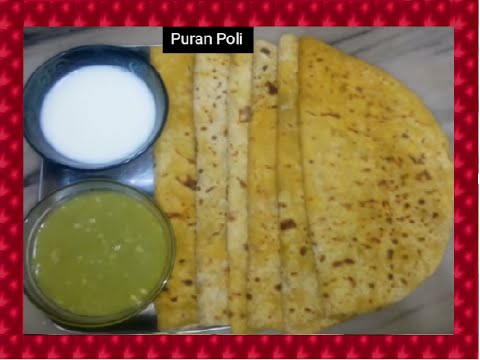 Puran Poli Marathi Recipe with ENGLISH Sub-titles Detailed Explanation in my Konkani style Video