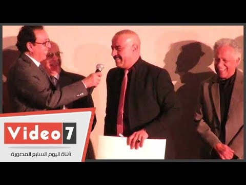 محمد سعد يداعب جمهور جمعية الفيلم بـ إفيه كوميدى عقب حصوله إلى أفضل ممثل