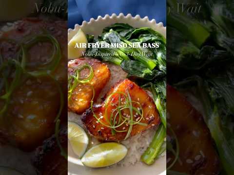 Air Fryer Miso Sea Bass | Nobu-Inspired Flavor (No 3-Day Wait!)
