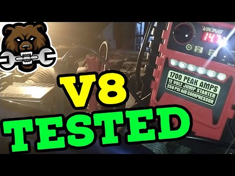 Chevy 5.7L V8 vs Viking 1700 Jump Starter from Harbor Freight