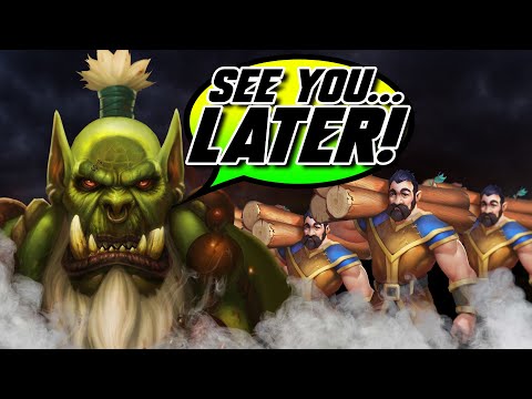 Countering an expansion... by IGNORING IT and POWER CREEPING [tryhard, no commentary] - WC3 - Grubby