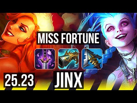 MISS FORTUNE & Blitzcrank vs JINX & Braum (ADC) | KR Master | 25.23