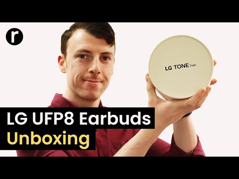 LG UFP8 Earbuds unboxing and hands-on