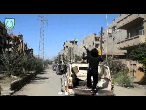 التصدي للطيران الحربي في سماء مدينة دير الزور من قبل جيش درع الشمال الإسلامي