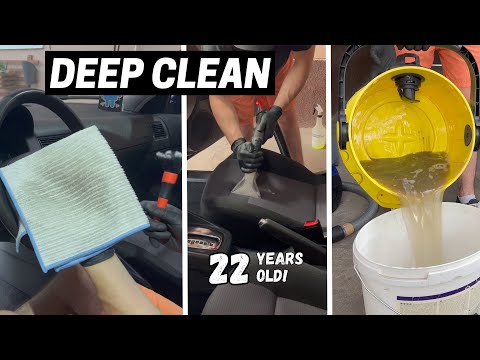 22 Year Old VW Golf Interior DEEP CLEAN - Auto Detailing
