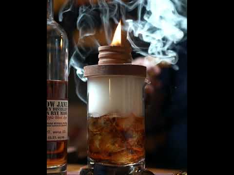 Cóctel con Widow Jane: Big Apple Rye Manhattan (ahumado)