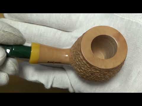 Pipa Santambrogio rusticata naturale   - Light Bent Pot (SS114)