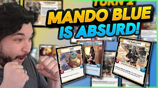 Mandalorian Blue is ABSURD! INSANE Force Synergy! | Star Wars Unlimited
