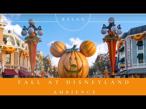 Fall At Disneyland Ambience 🍁🍂✨