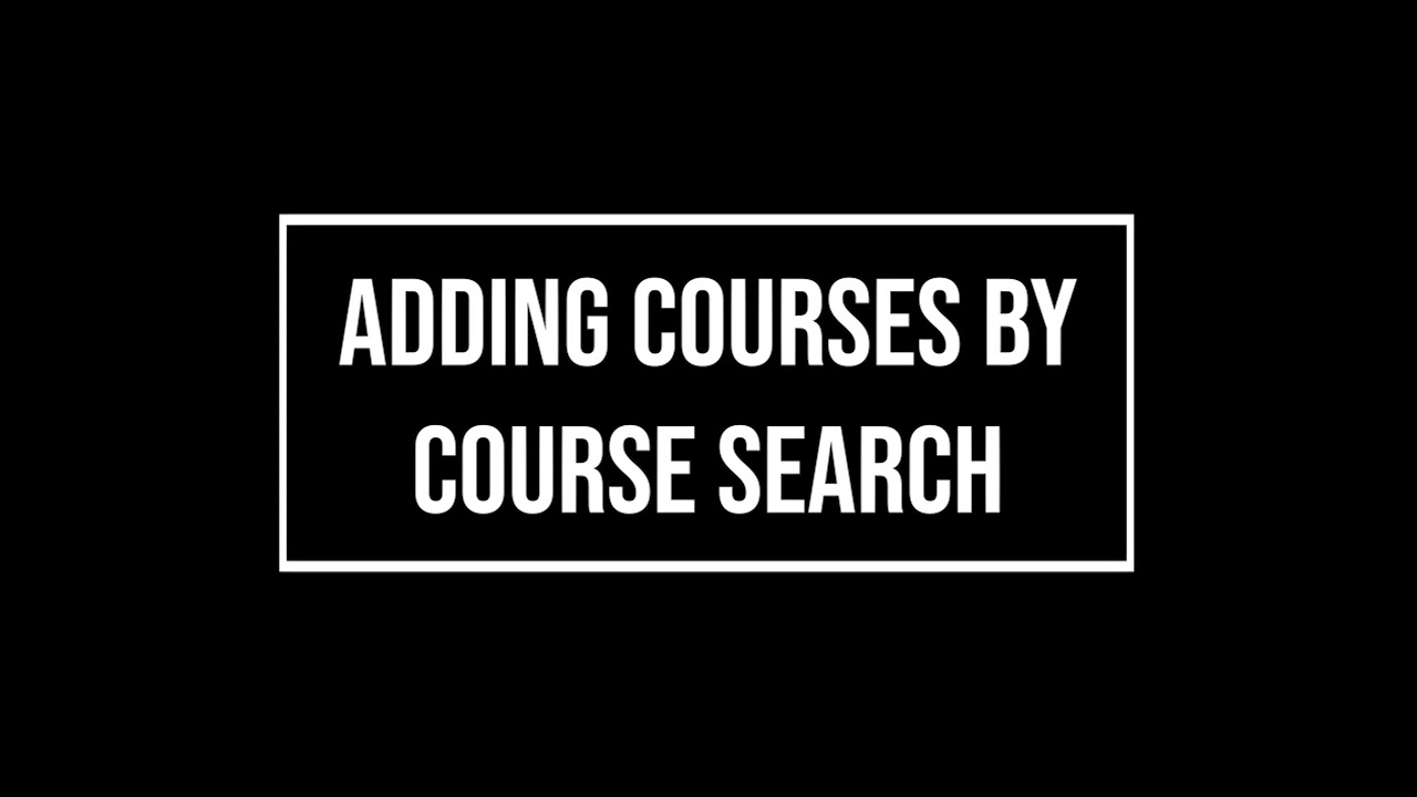 Student Self-Registration Demo