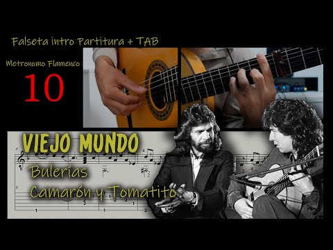 Falseta de BULERÍAS (1/2) / TOMATITO / Partitura + TAB (PDF)