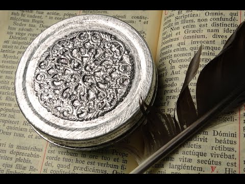#darkacademia : DIY "silver" box / DIY "Silber"-Dose