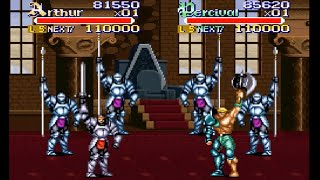 Knights of the Round SNES 2 players TAS