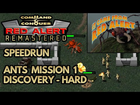 Red Alert Remastered Speedrun (Hard) - ANTS Mission 1 - Discovery