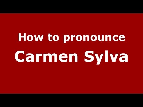 How to pronounce Carmen Sylva (Romanian/Romania)  - PronounceNames.com