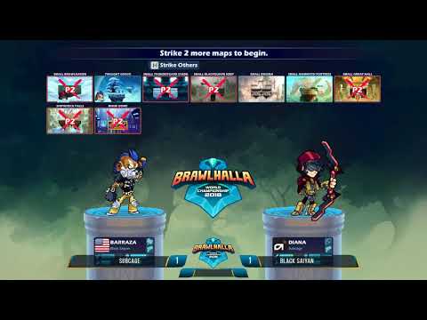 Brawlhalla World Championships 2018: 1v1 Pools: SubeCage vs Black Sayian