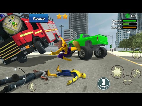 Spider Rope Hero Crime City Battle - Frog Spider Ninja Gangster | Android GamePlay