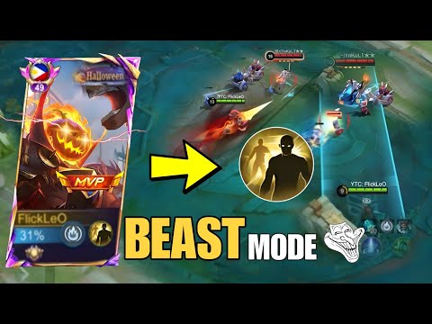 BEAST MODE LEOMORD COMBO VS GRANGER | FlickLeO | MLBB