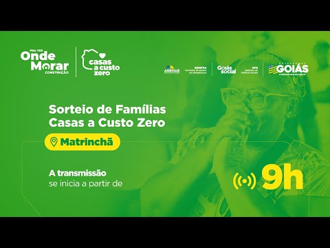 Sorteio de Famílias em Matrinchã