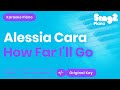 How Far I'll Go - Alessia Cara | Moana (Piano Karaoke)