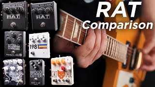 Video thumbnail for RAT Distortion Pedal Comparison by Eric Merrow