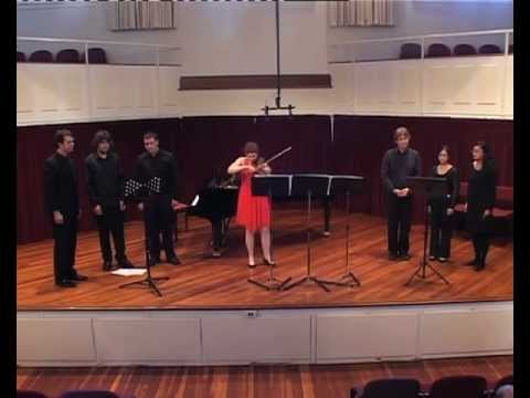 Robbie Ellis - Ha! for violin and shouty chorus