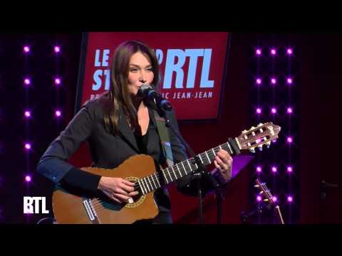 Carla Bruni - Quelqu'un m'a dit en live dans le Grand Studio RTL - RTL - RTL