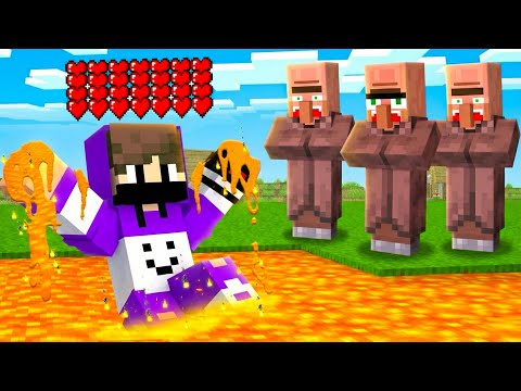 I FOOLED all VILLAGERS with 1,000,000 HEARTS in Minecraft..