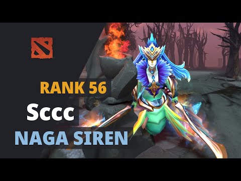 Sccc (Rank 56) plays Naga Siren Dota 2 Full Game