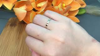 Vídeo de Aliança Reta Ouro 18k 2mm