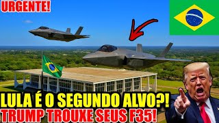 CAÇAS F-35 DOS EUA NA MIRA DO BRASIL!? TRUMP AVISA: LULA PODE SER O 2º ALV0  DEPOIS DE MADURO!