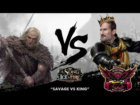 ASOIAF Battle Report 1.6 edition 40 pt: Baratheons (Stannis Baratheon) vs The Free Folk (The Weeper)