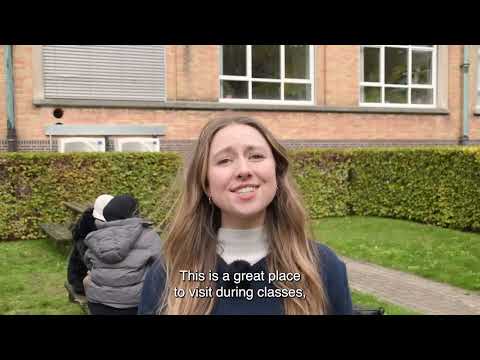 International students show campus Coupure (Ghent University)