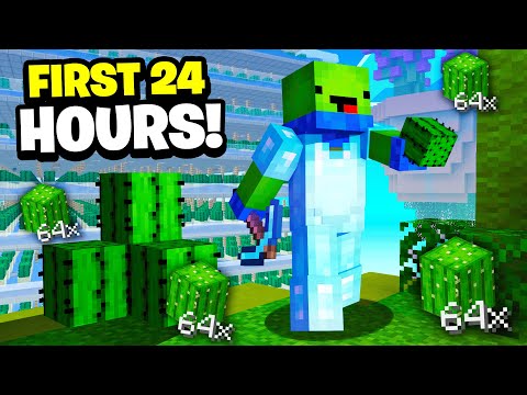 OUR FIRST 24 HOURS! *RICH* 💸  I Minecraft Factions I Solo Series #EP​ 1