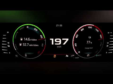 2022 Skoda Octavia vRS 1.4 iV Plug-in Hybrid, 242PS acceleration test and top speed.
