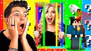 Saving My Wife From Lucky Block Minecraft Prison!