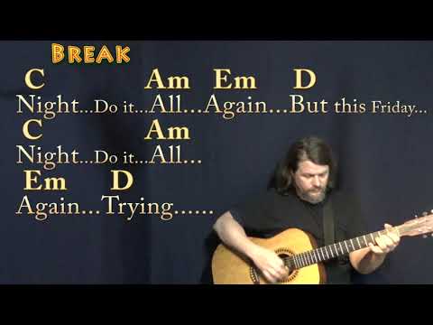 Last Friday Night (Katy Perry) Guitar Cover Lesson in G with Chords/Lyrics - C Am Em D - Munson