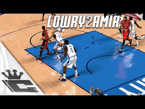 Kyle Lowry Finds Amir Johnson