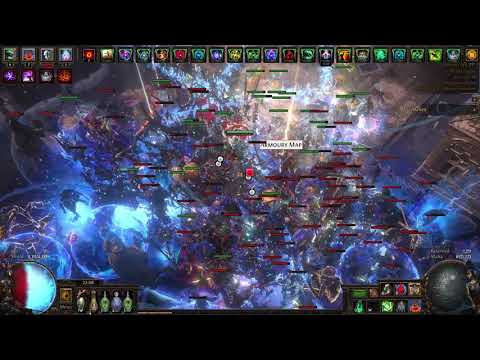 Path of Exile 3.13 Ritual Ascendant CI Aura Stacker Carrion Golem T14 mapping demo