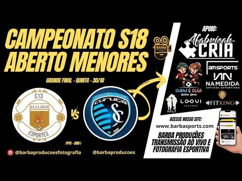 C13 Esportes vs Curuça - Grande Final - Campeonato Aberto Menores - Sub18 FPFS