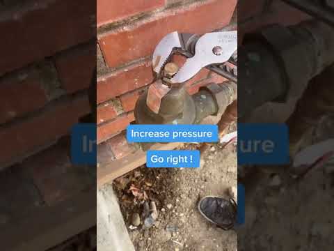 How to INCREASE or DECREASE your water pressure with a pressure regulator