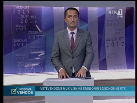 KOSOVA VENDOS - VETËVENDOSJE NUK VJEN NË EMISIONIN ZGJEDHOR NË RTK