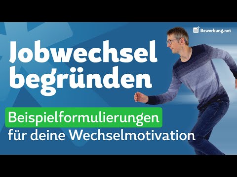 Jobwechsel begründen - Diese Gründe gibt es + Beispielformulierungen