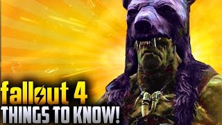 Fallout 4 Far Harbor DLC - 4 THINGS YOU MAY NOT KNOW! (Secrets,Recipes,Buying Wolves & More)