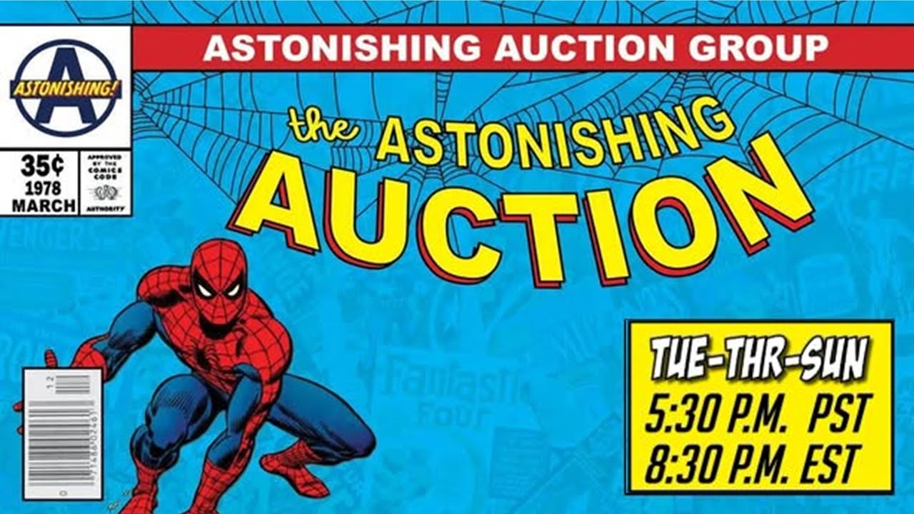 Thursday ASTONISHING! Live Comic Book Sale (4/9/26) 8:30pm (EST)/5:30pm (PST)