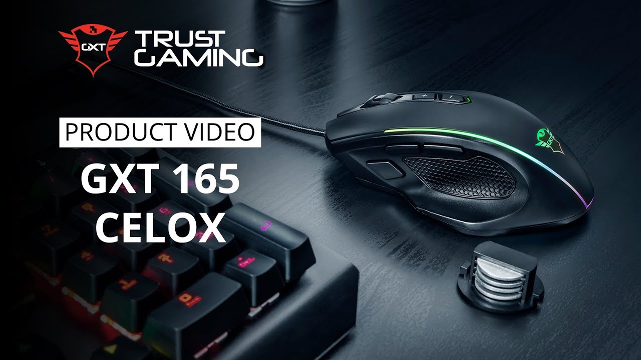 Игровая проводная мышь 23092 Trust GXT 165 Celox до 10000 dpi