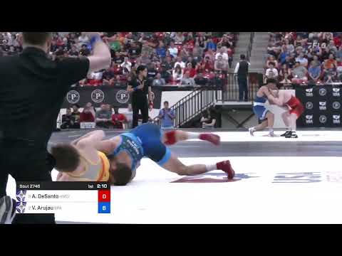 61 Kg Final - Austin DeSanto, Hawkeye Wrestling Club - TMWC Vs Vitali Arujau, Spartan Combat RTC -