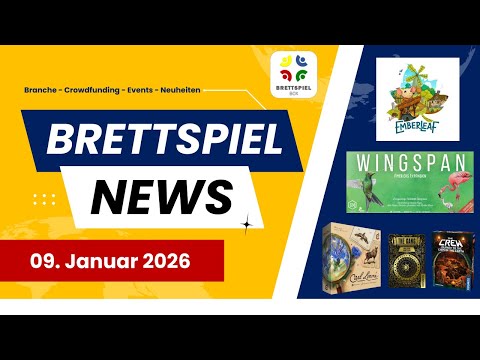 Board game news from Brettspielbox, January 9, 2026