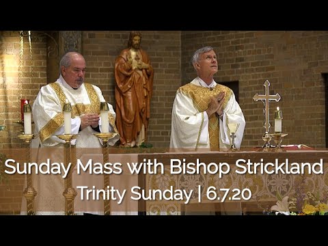 Click to Watch the Trinity Sunday: Join Bishop Strickland for Sunday's Live Mass - 6.7.20 video