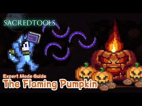 Terraria 1.3.5 (Mod) : SacredTools - Expert The Flaming Pumpkin Guide (1.0.3)